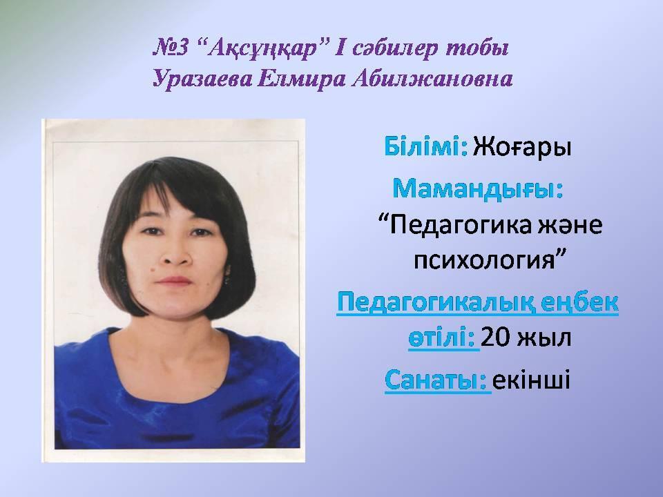 Біздің білімді де, білікті тәрбиешілер!