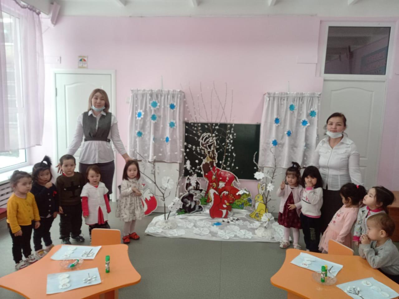 "Ақсұңқар" тобының "Ақ ұлпа қар"  ашық оқу қызметі