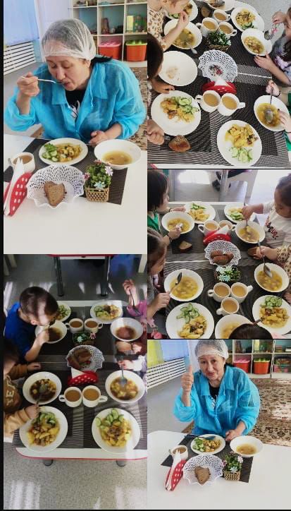 Балалардң тамақтануын бақылау