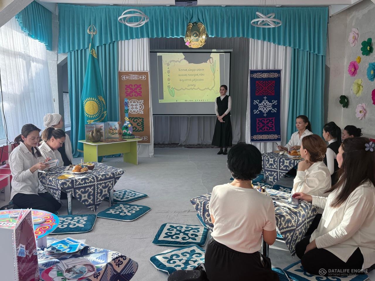 Семинар/практикум   Тақырыбы: «Ұлттық құндылықтар арқылы баланың танымдық және әлеуметтік дағдыларын дамыту»        Тәрбиеші: Кеңшілікова Г.С